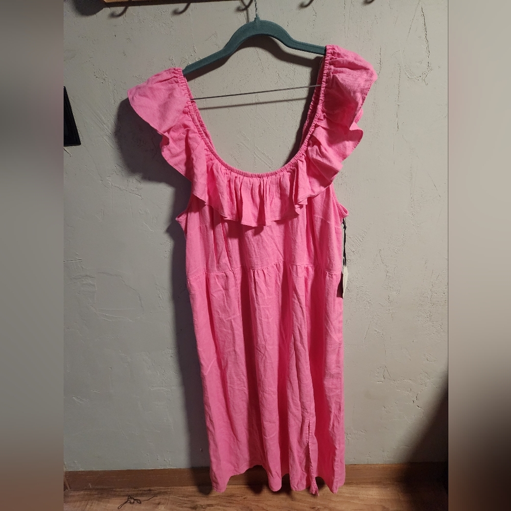 Ava & Viv 2XL pink dress